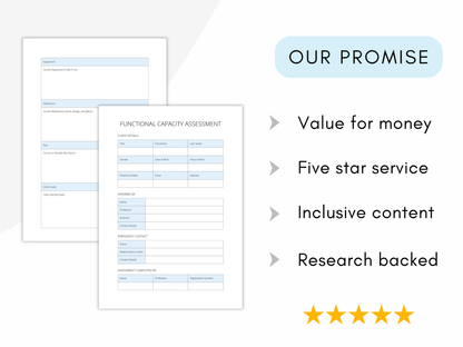 Functional Capacity Assessment (FCA)