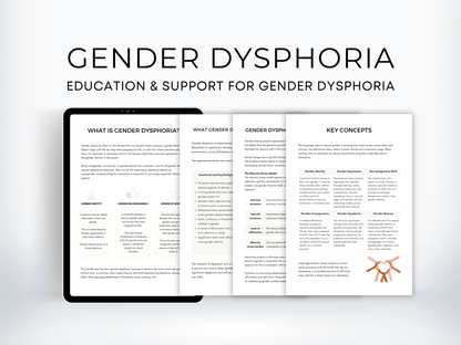 Gender Dysphoria Education Worksheets - My Thriving Mind