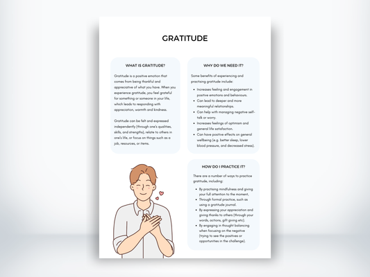Gratitude Handout PDF