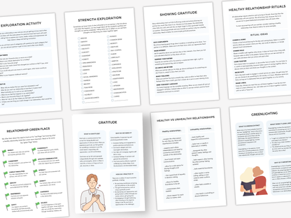 Gratitude Therapy Worksheets