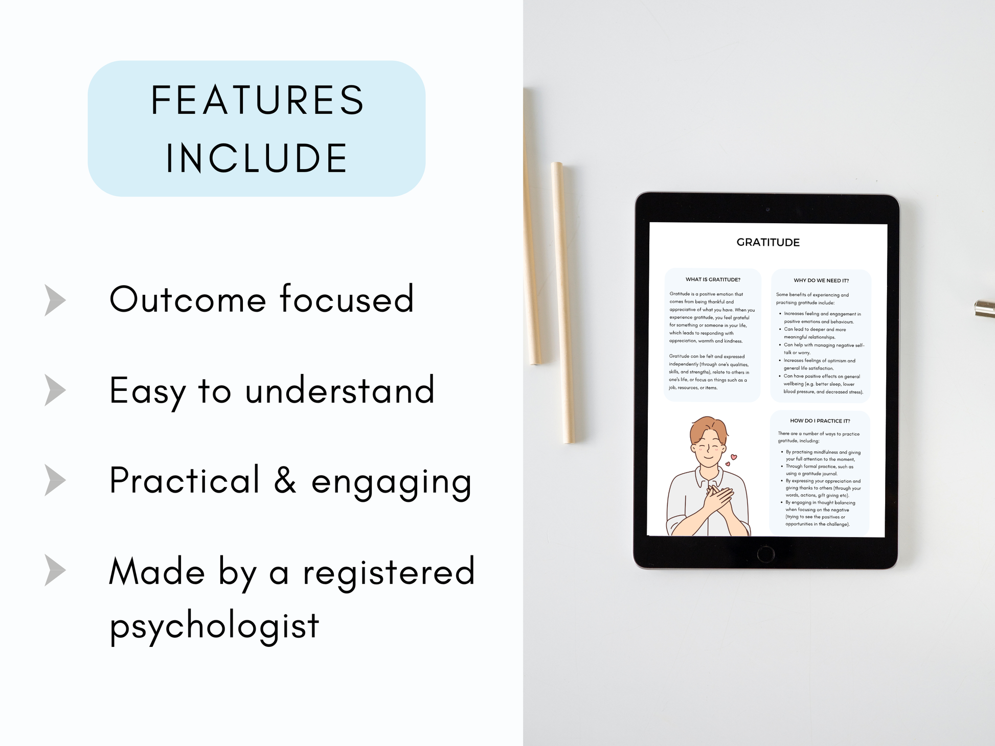 Gratitude Therapy Worksheets