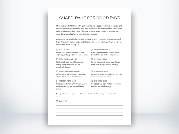 Guard-Rails for Good Days PDF