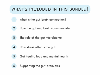 Gut–Brain Connection Worksheets
