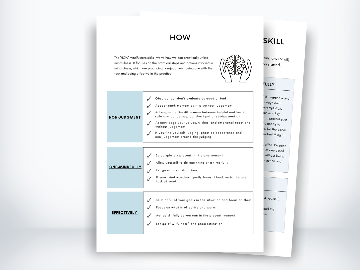 HOW DBT Exercise PDF