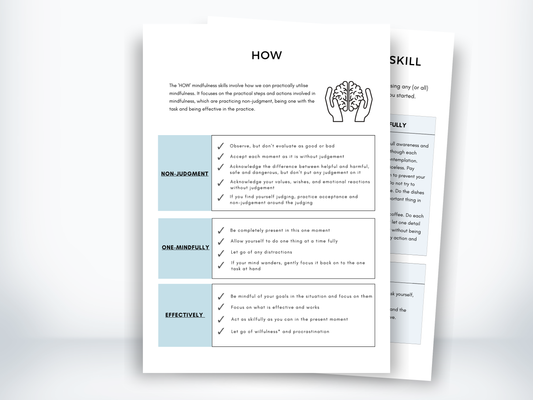 HOW DBT Exercise PDF