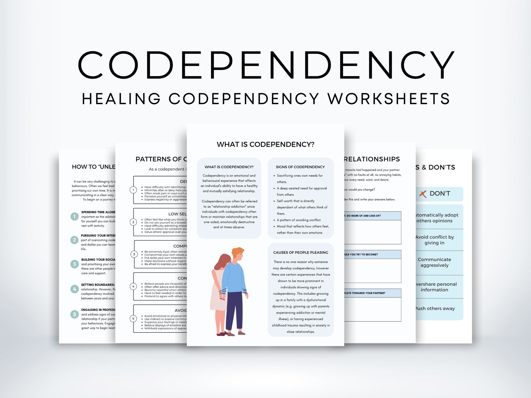 Healing Codependency Worksheets | My Thriving Mind