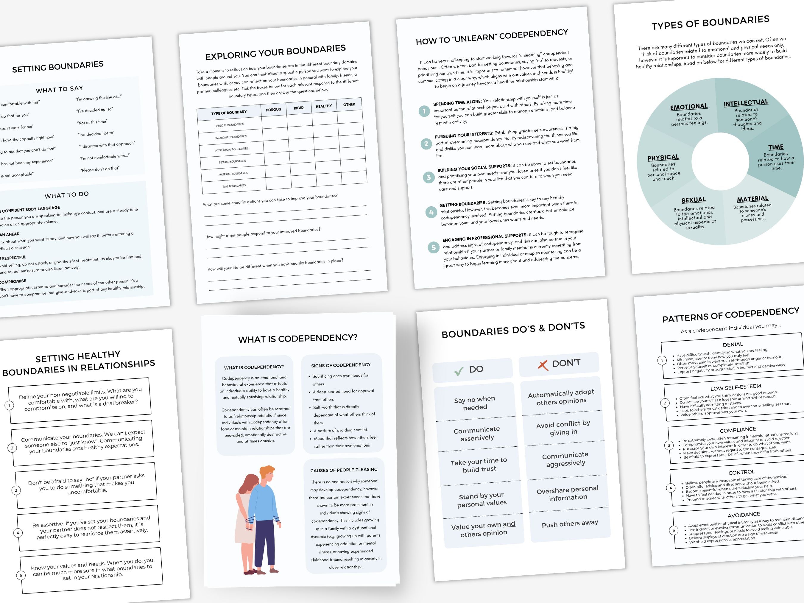 Coda Worksheets.pdf Codependency Worksheets for Therapy (28-Page PDF) | My Thriving Mind