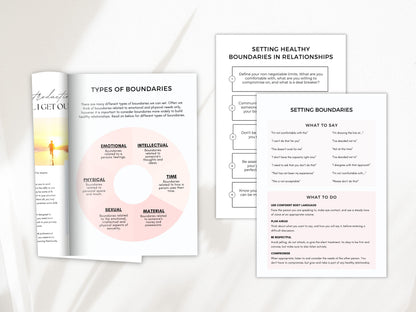 Healthy Boundary Setting Worksheets PDF