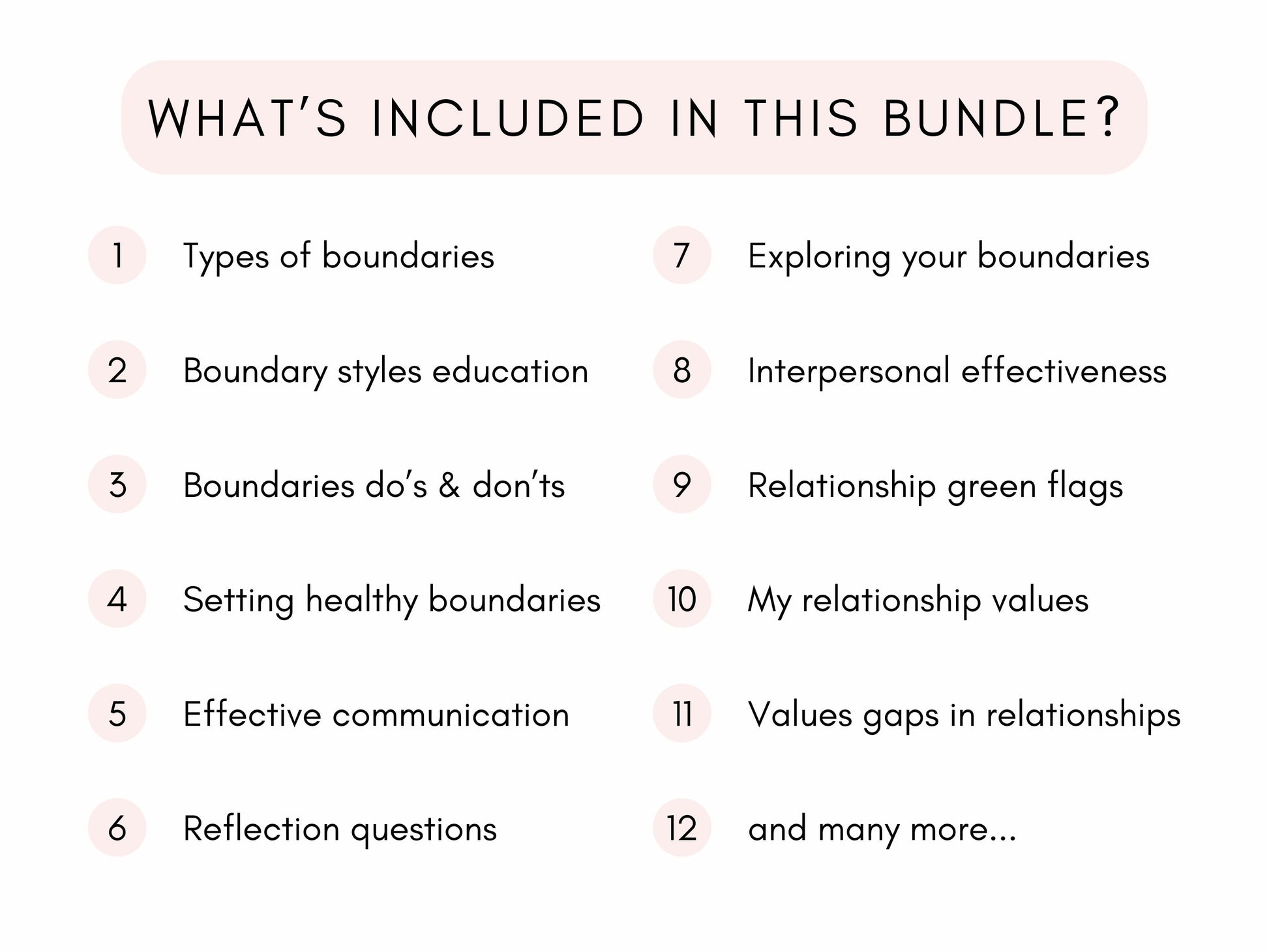 Healthy Boundary Setting Worksheets PDF