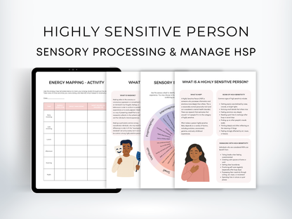 Highly Sensitive Person (HSP) Therapy Worksheets
