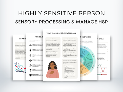 Highly Sensitive Person (HSP) Therapy Worksheets