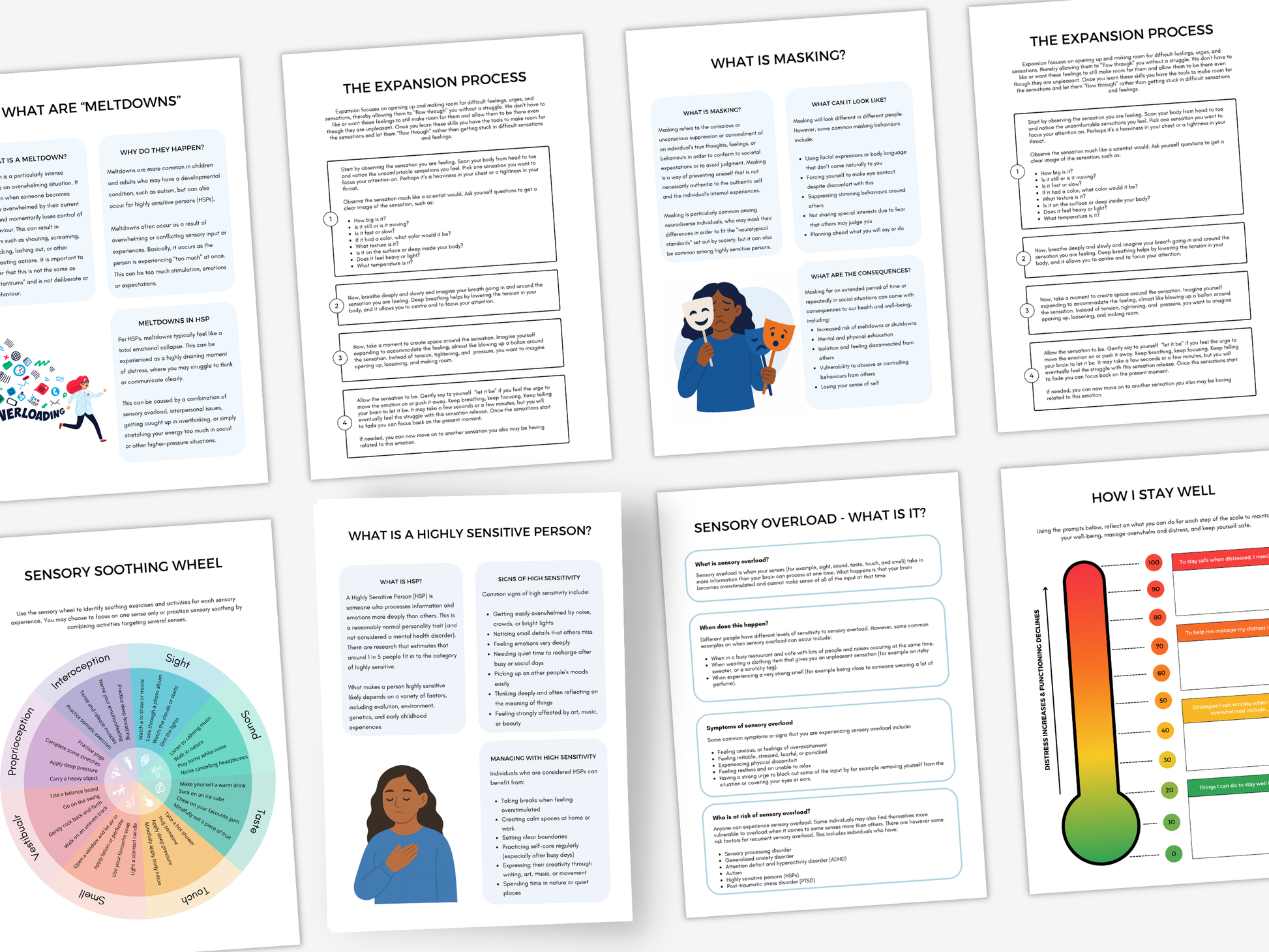 Highly Sensitive Person (HSP) Therapy Worksheets