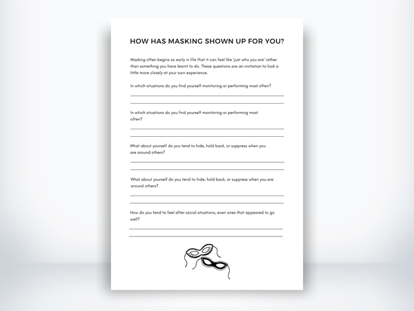 How Has Masking Shown Up For You PDF