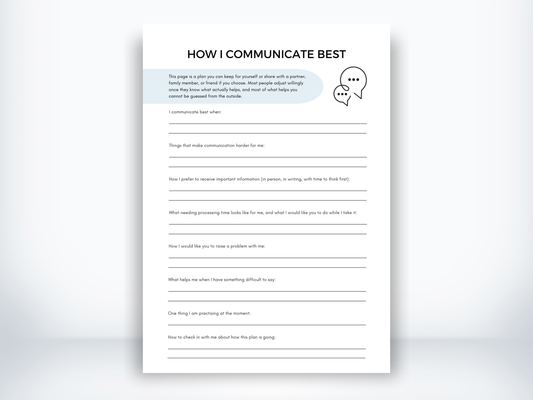 How I Communicate Best PDF