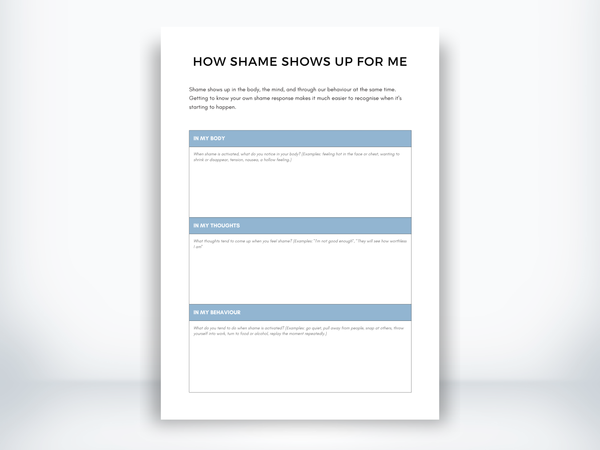 How Shame Shows Up For Me PDF