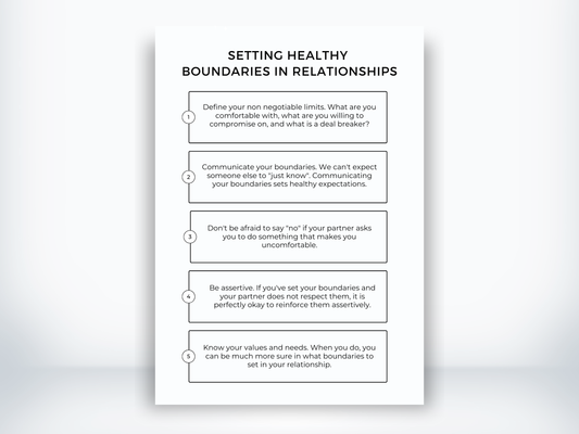 How to Set Healthy Boundaries in a Relationship PDF