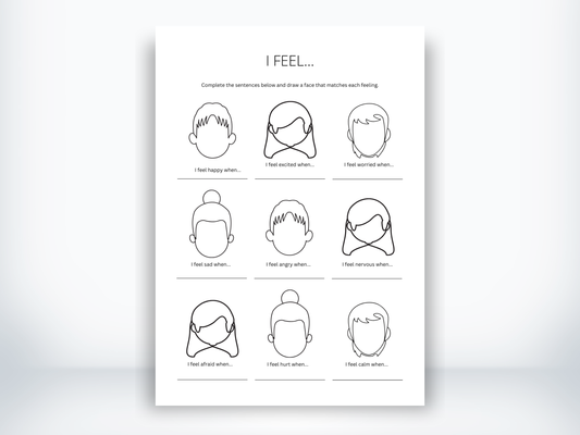 I Feel Statements Worksheet PDF