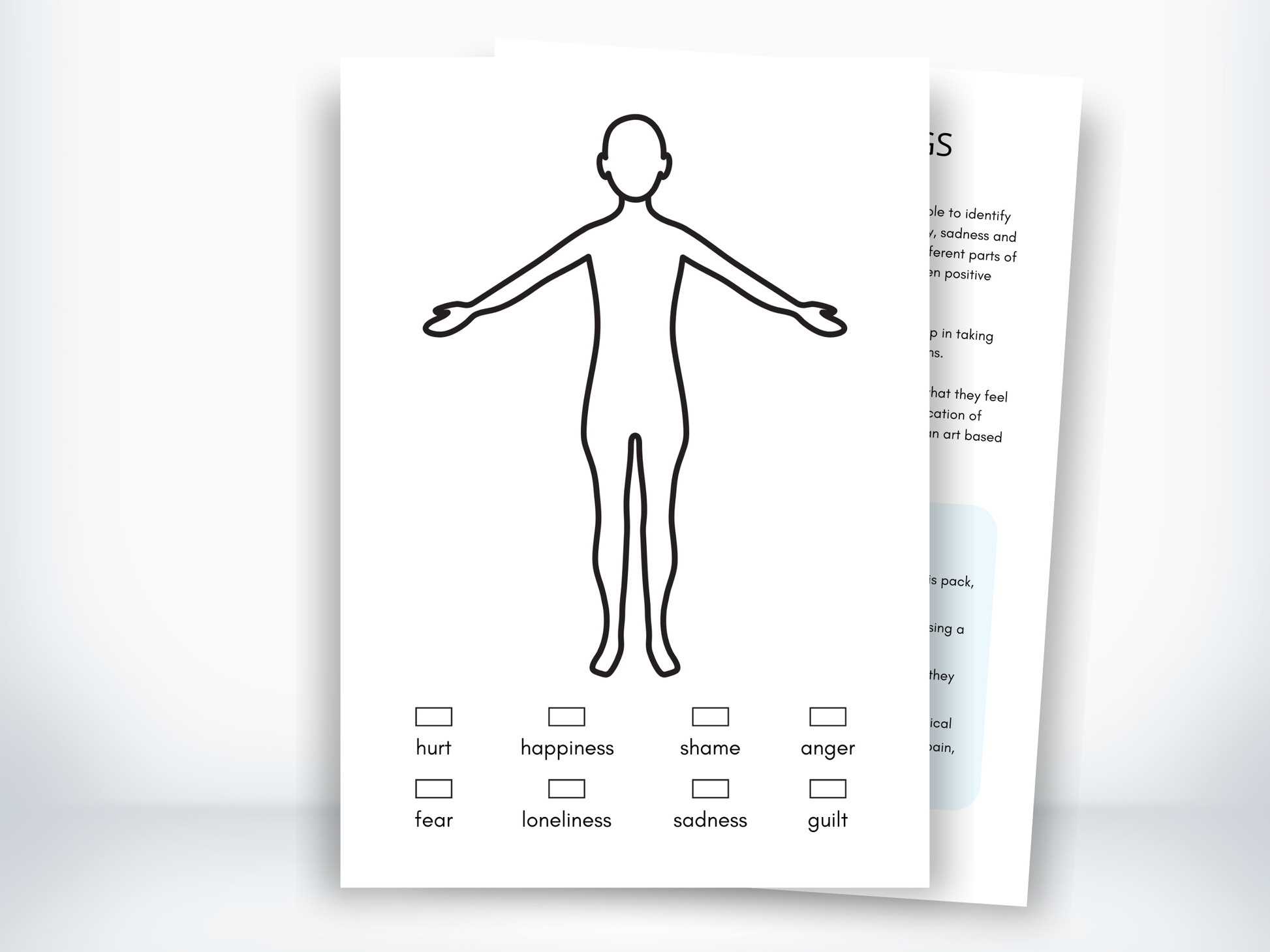 Identifying Feelings Worksheet PDF