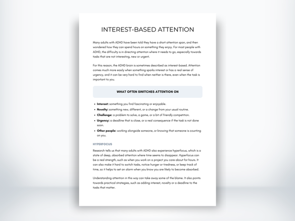 Interest-Based Attention PDF