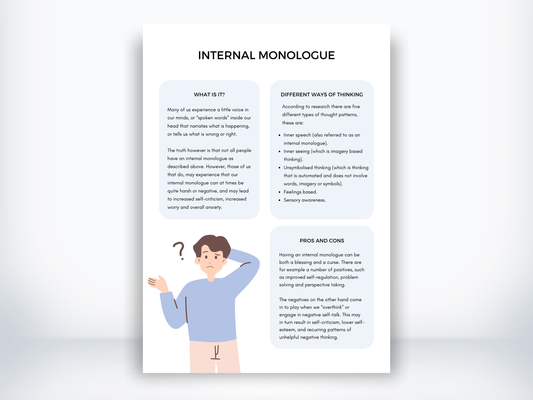 Internal Monologue Handout PDF