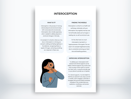Interoception Handout PDF