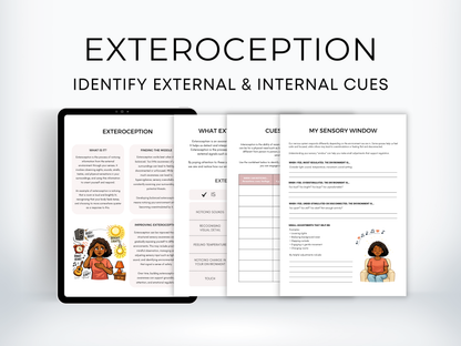 Exteroception vs Interoception Worksheets
