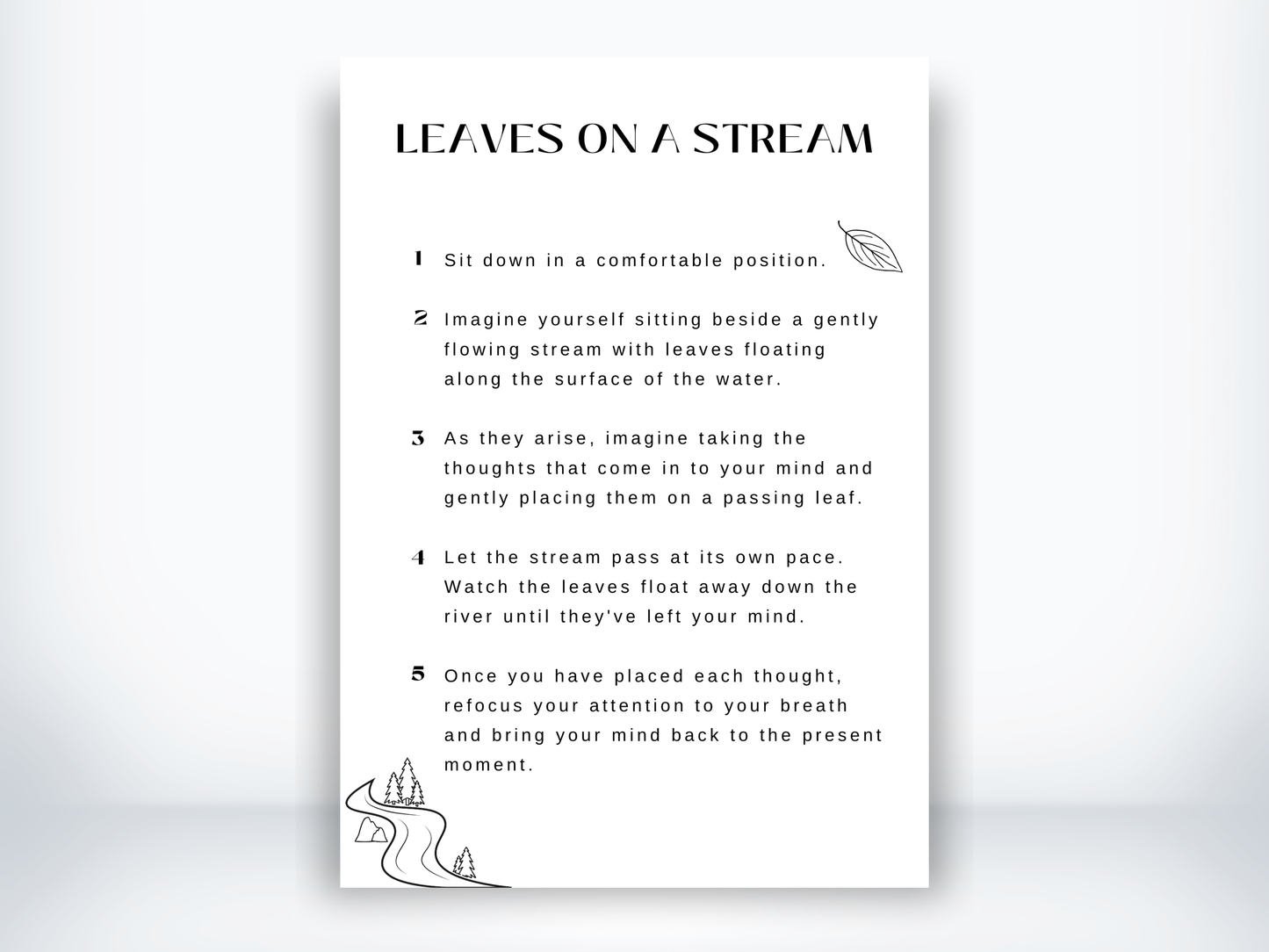 Leaves On a Stream Script PDF