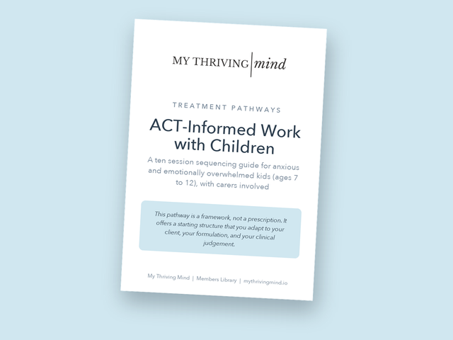 ACT-Informed Work with Children