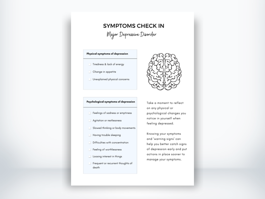 Major Depressive Disorder Symptoms PDF