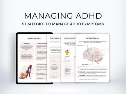 Managing ADHD Worksheets PDF