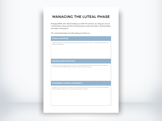 Managing the Luteal Phase PDF