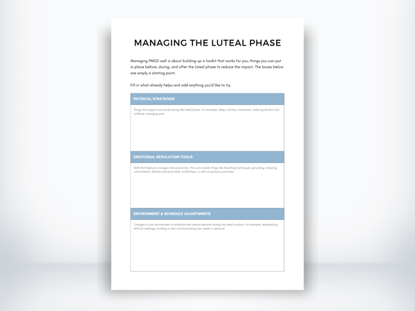 Managing the Luteal Phase PDF
