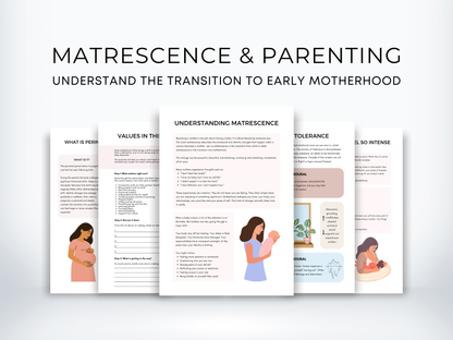 Matrescence & Perinatal Mental Health Worksheets