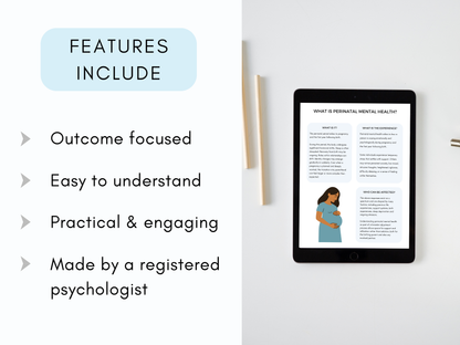 Matrescence & Perinatal Mental Health Worksheets