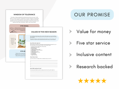 Matrescence & Perinatal Mental Health Worksheets