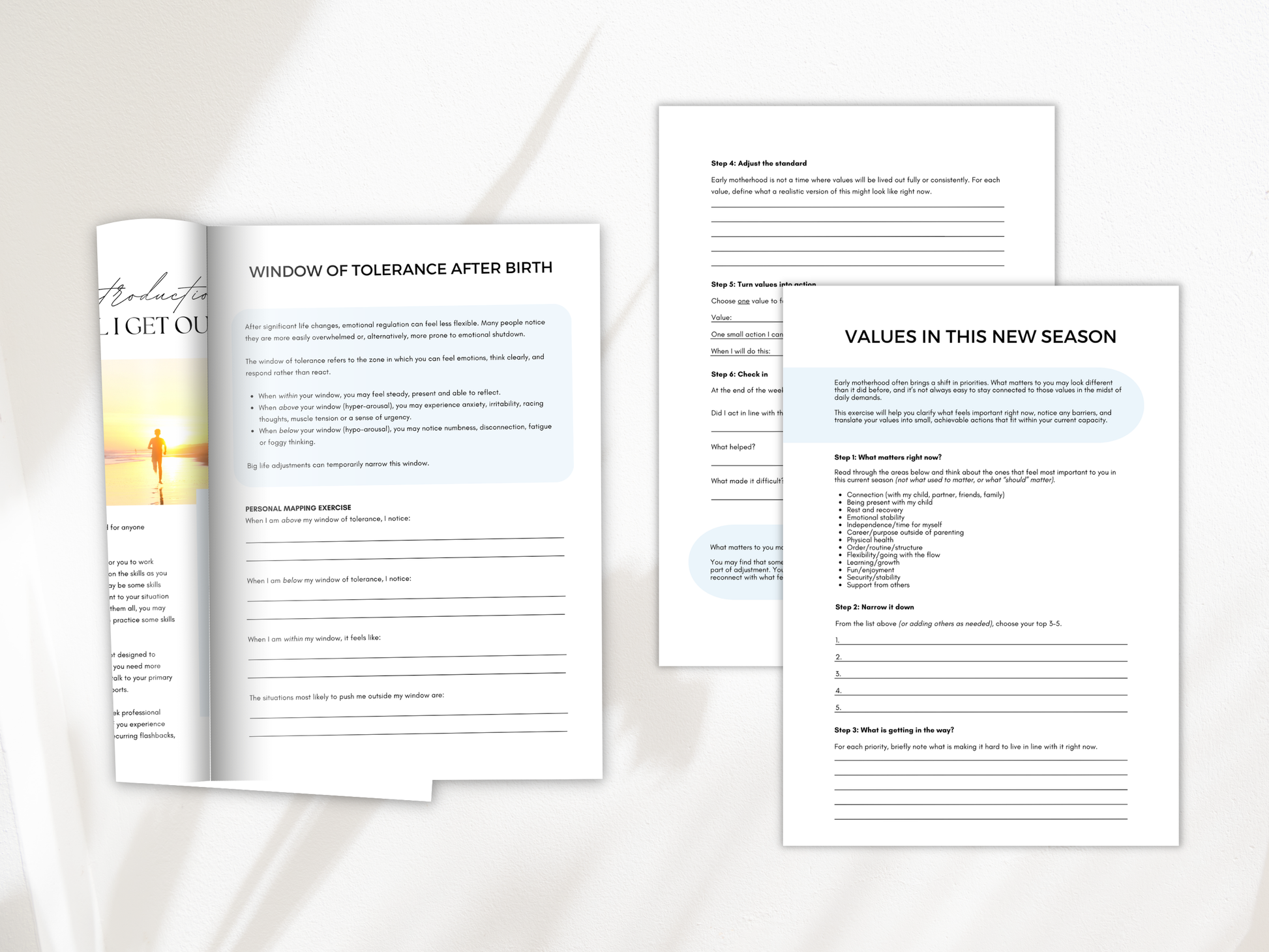 Matrescence & Perinatal Mental Health Worksheets