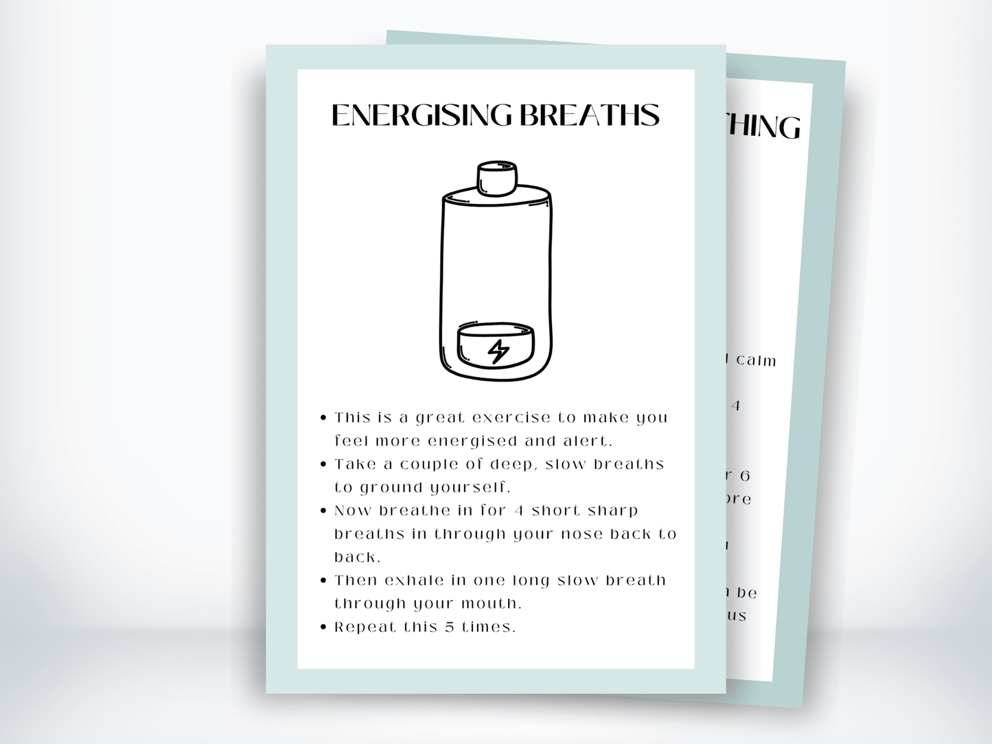 Mindful Breathing Cards PDF - My Thriving Mind