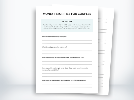 Money Priorities For Couples PDF