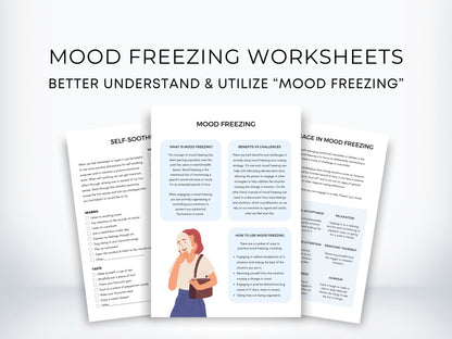 Mood Freezing Psychoeducation Worksheets