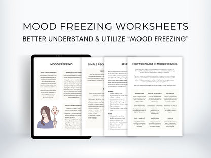 Mood Freezing Psychoeducation Worksheets