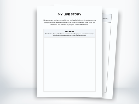 My Life Story Worksheet PDF