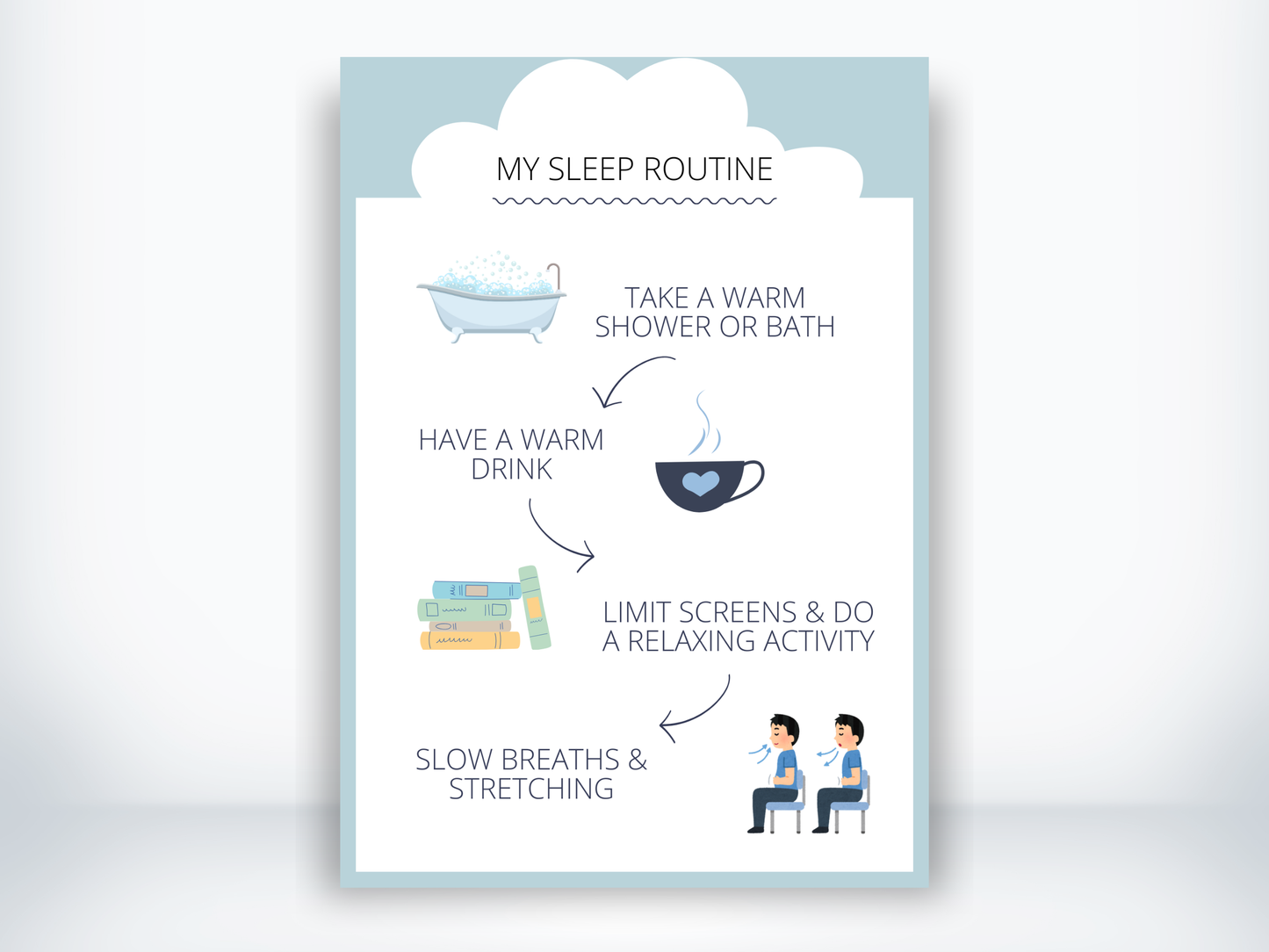 My Sleep Routine Worksheet PDF