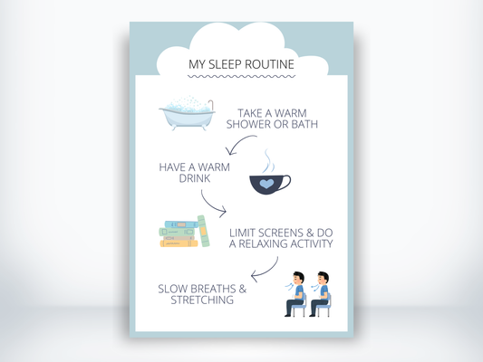 My Sleep Routine Worksheet PDF