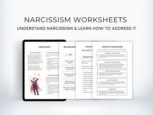 Narcissism Psychoeducation Worksheets