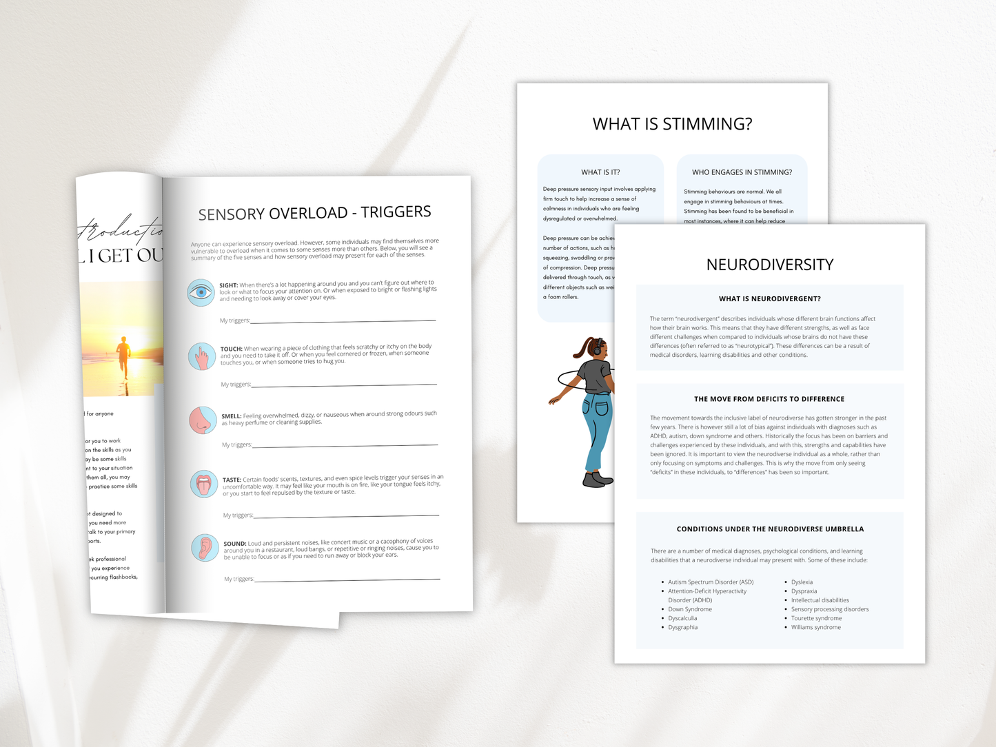 Neurodiversity & Spoon Theory Therapy Worksheets