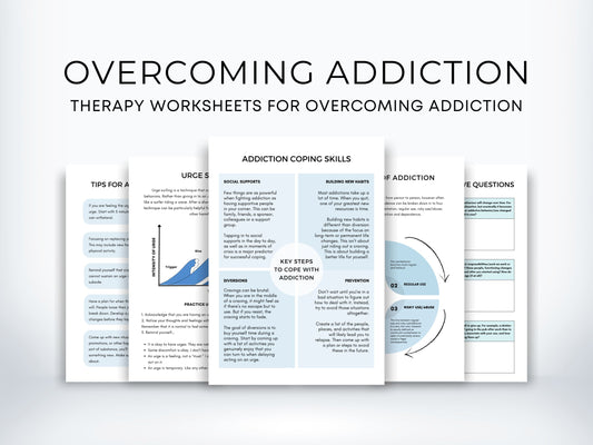 Addiction Recovery Worksheets | My Thriving Mind