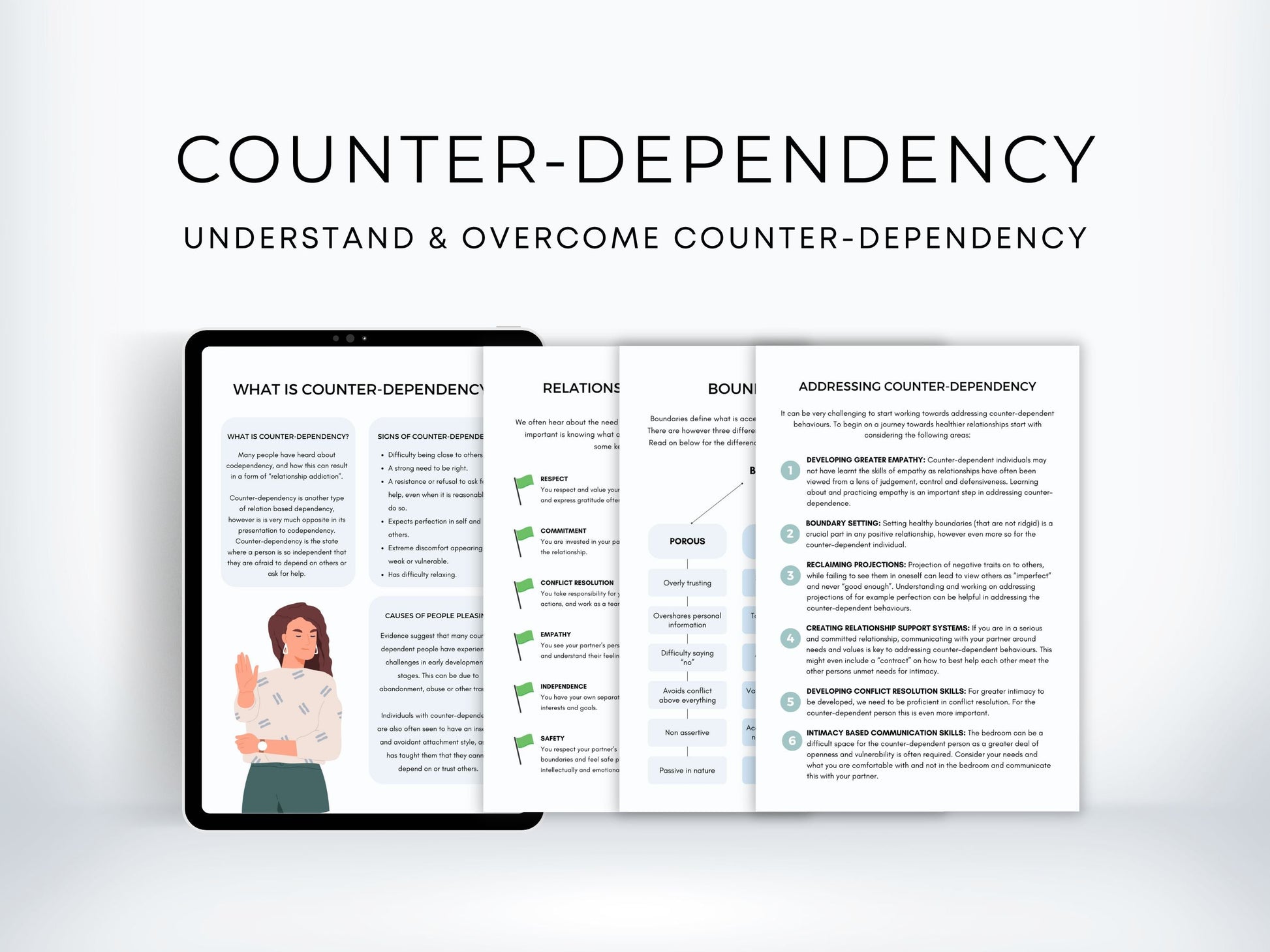 Overcoming Counter-Dependency Worksheets PDF