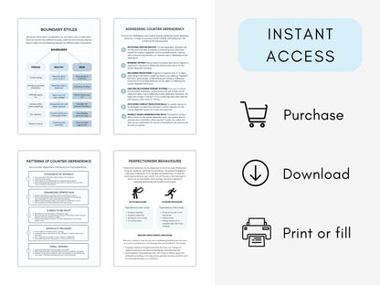 Overcoming Counter-Dependency Worksheets PDF