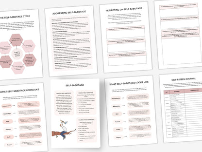 Overcoming Self-Sabotage Worksheets PDF