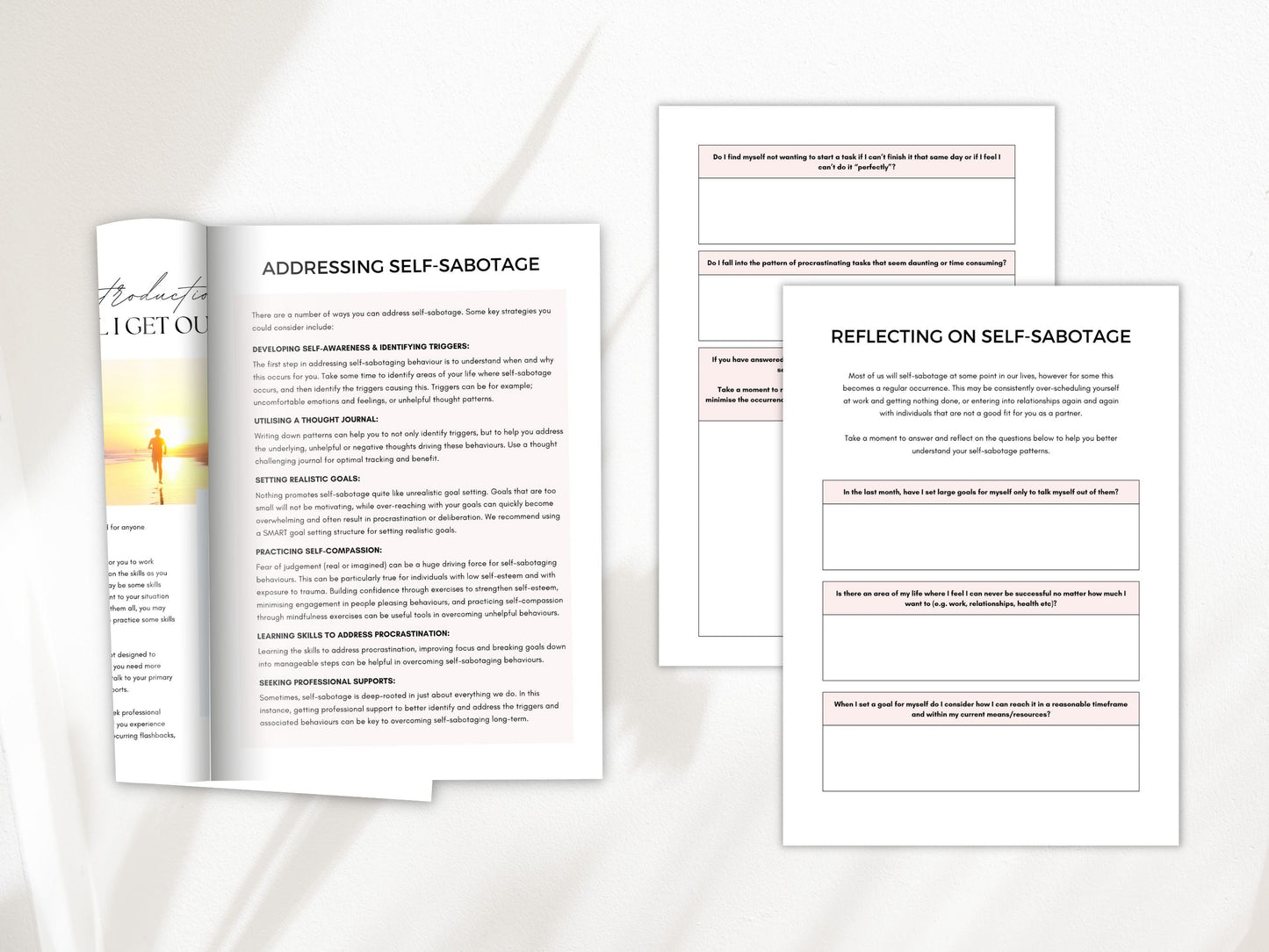 Overcoming Self-Sabotage Worksheets PDF